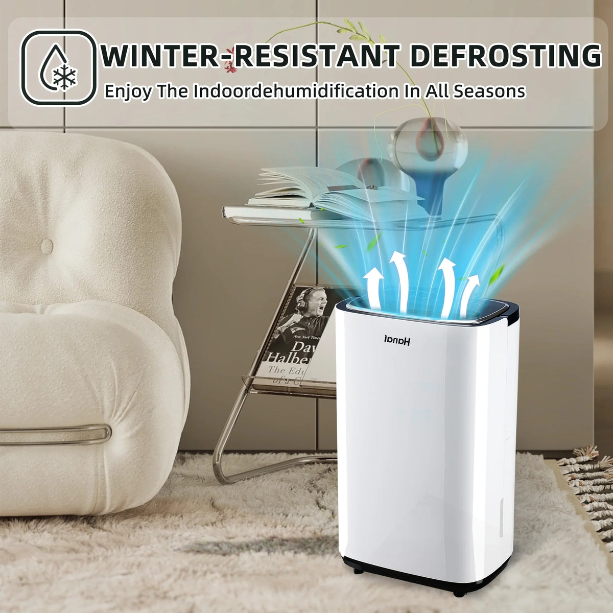 (95 RH),White Basement 95% 30 WANAI Moisture "F, Home Drain Dehumidifier,1500 Dehumidifier with Sq.Ft,Protable for Removal Hose,Max Pints and 22 Pints