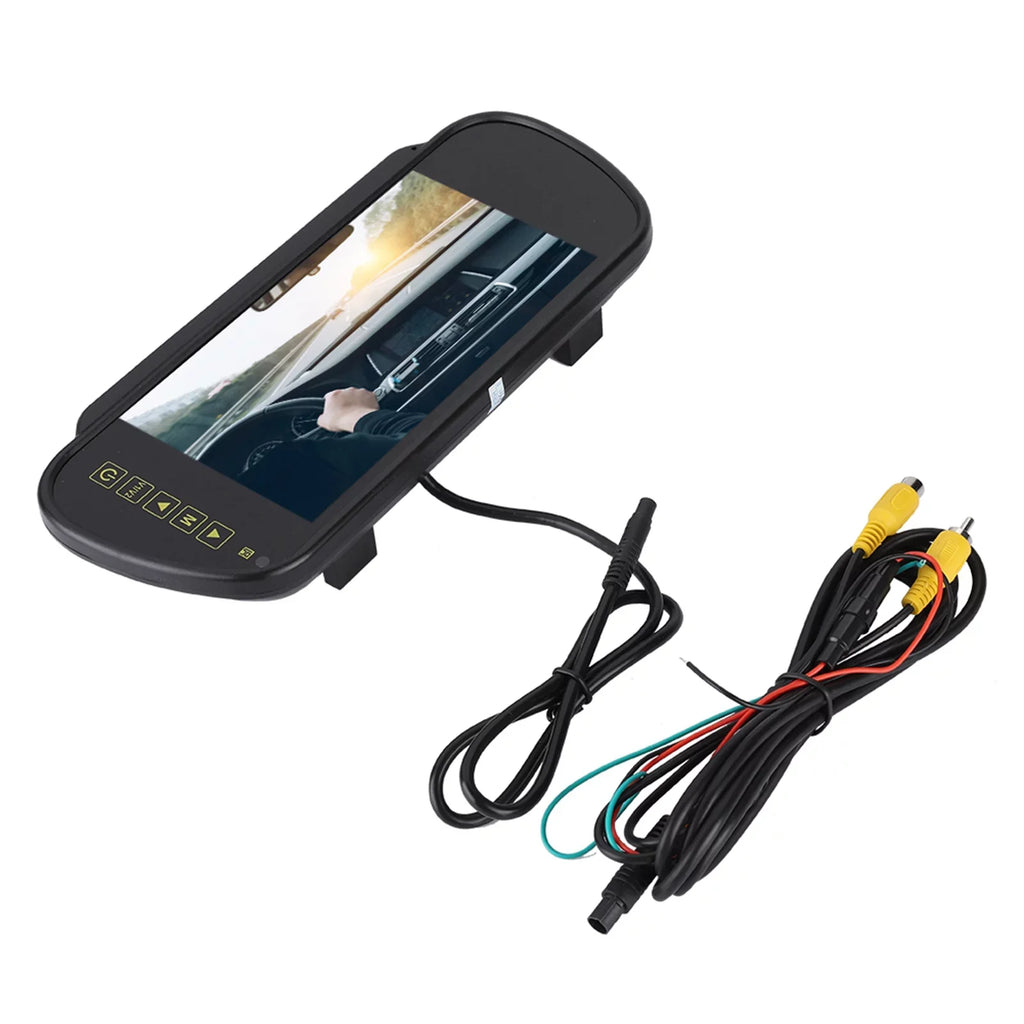 7inch Camera Rearview Dimming Monitor View Auto Mirror Rear Bracket Rearview LCD Car Lsaardth Car With Mirror-
