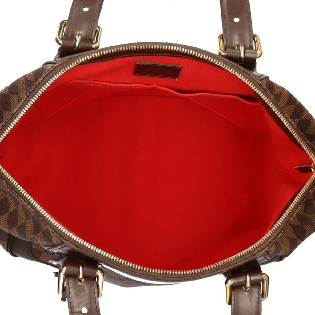 Used LOUIS Canvas Louis Brown VUITTON MM Vuitton Bag Authenticated Damier Verona Shoulder Women's