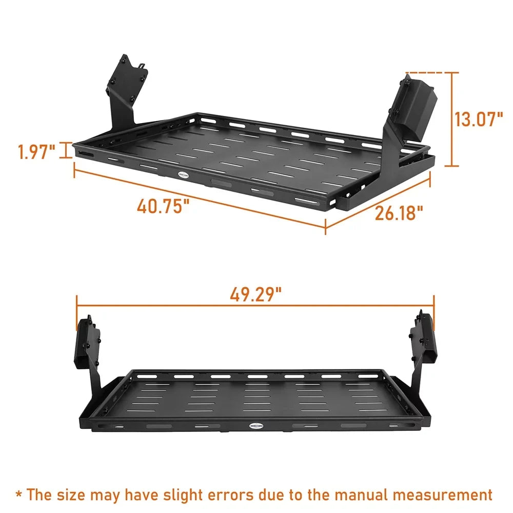Road Box Ford Hooke Luggage Fit Rear 2021-2023 Cargo Bronco 4-Door Rack Black Basket
