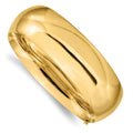 13/16 14k Polished High Oversize Bracelet Bangle Hinged QHP13/16O