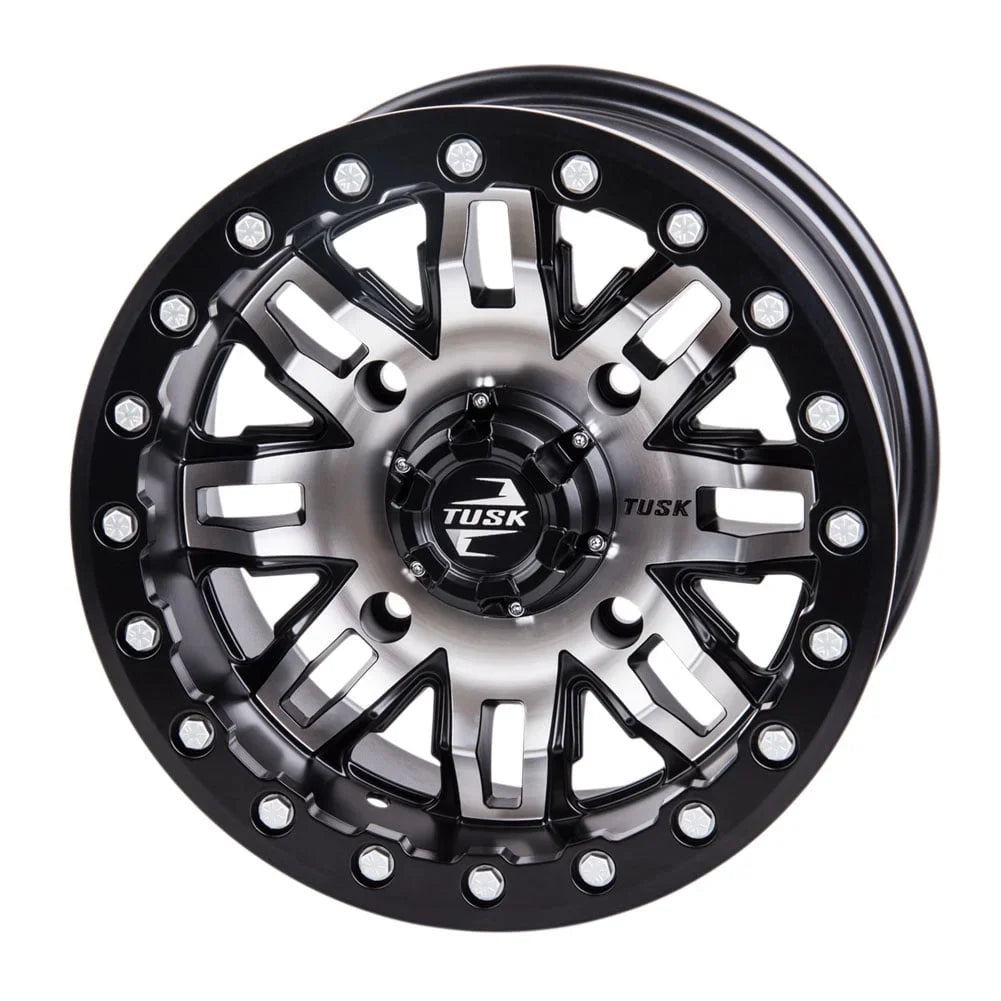 3.0 2 Pack) 4.0 Machined/Black Tusk 2022 For YAMAHA Wolverine Teton 4/156 Sport RMAX + Wheel (2 14x7 1000 Beadlock