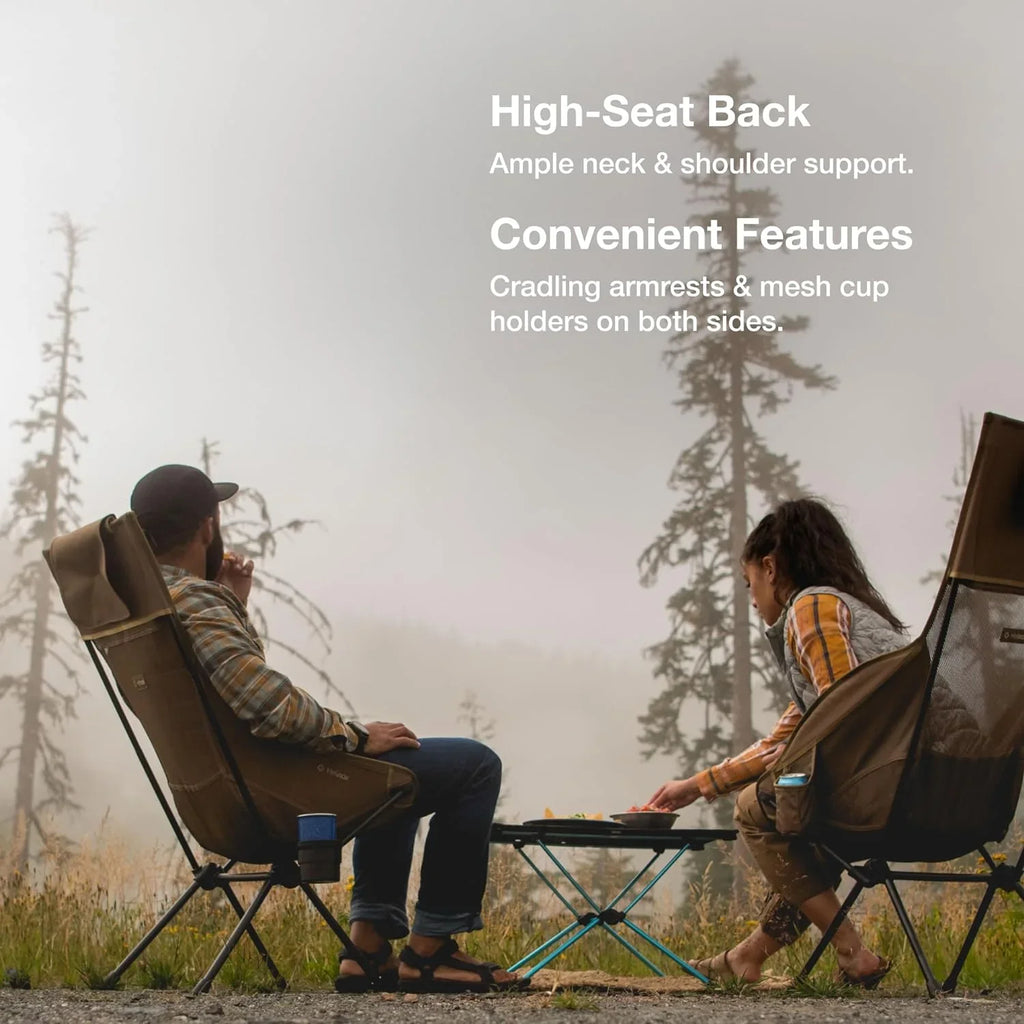 Collapsible Camp Savanna High-Back Chair YUNWEN