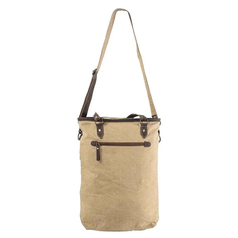 bag Canvas Genuine western Tooled Hand Hair-on Wool Upcycled KB161 KB women OHLAY Leather handbag TOTE Upcycled purse
