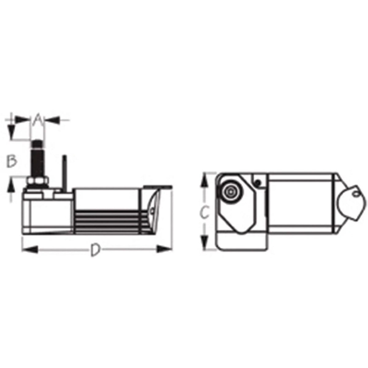 412238W3; 80D Dog Sweep Motor-3.5 Wiper Sea