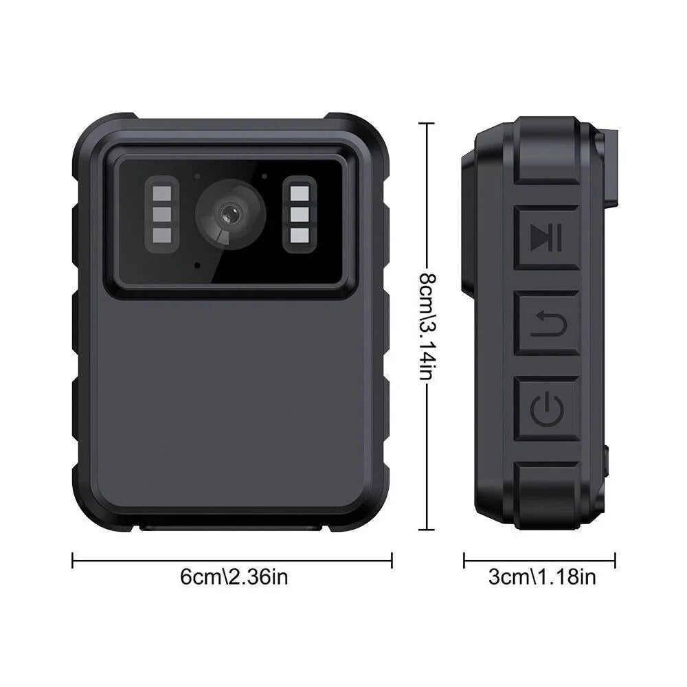 '- WiFi Body DVR Camera 1080P with Mini and Video Camcorder JahyShow Night Connectivity Vision Audio