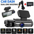 Video Xhy DVR Car 1080P or Night Cam Motion G-Sensor, Driving Dash Dual Inside Front Vision Lens Detection Camera HD Recorder