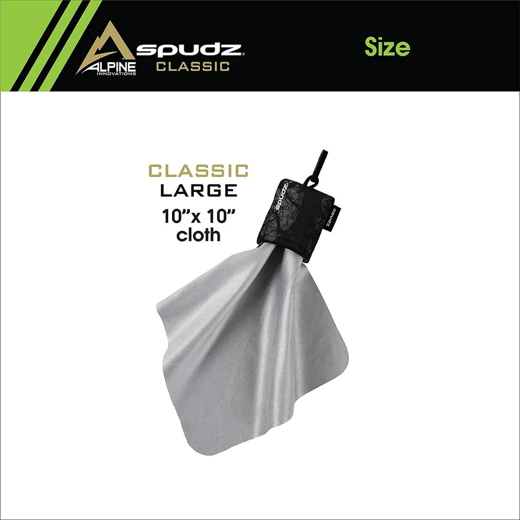Inches Cloth Shadow| Cleaner Microfiber 10 | Stealth Screen Lens and Bottom | 10 Classic x | SPUDZ Open Cleaner