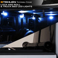 Lights 1500 New 76.8" Tonneau 6.4 with Bed LED Ram Bed For Roll Body Truck ( Up And ) 2019-2022 Lock Style Cover 733469495116 Feet Stehlen