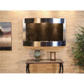 Stainless Wall Waters Featherstone Calming Fountain Steel Adagio Black CWA2011