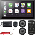 with with Multimedia Alexa, Car Bundle SiriusXM and Ready, Wireless DMH-W4660NEX CarPlay 6.8" Maestro Apple Pioneer Android Ready Coaxial Capacitive Stereo Tuner Receiver Speakers. Auto, SiriusXM &