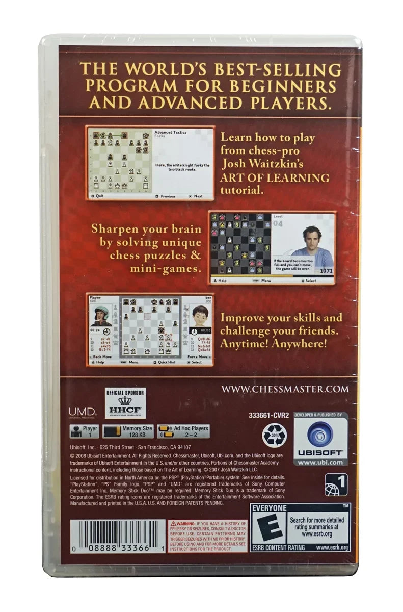 of Learning Waitzkin Sony Learning from Chessmaster Art - to - from The play of Learn PSP Tutorial Art Josh