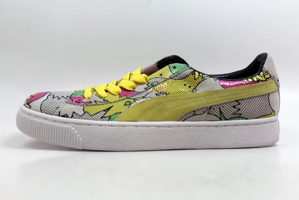 68 DOPE LOW NEW SHOES PUMA MULTI SNEAKER COLOR BASKET COMICS 10 PRINT MEN SIZE
