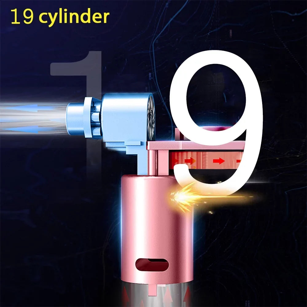 with Pump Inflator Air Car Tire Digital Auto Light LED Compressor 12V for Portable