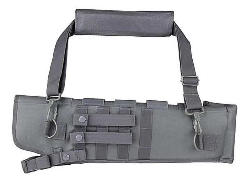 25 Trinity Tactical molle Military Soft Scabbard Gray. Motorcycle Truck inches Barrel Black Padded Crossbody Bag Short ATV Hunting