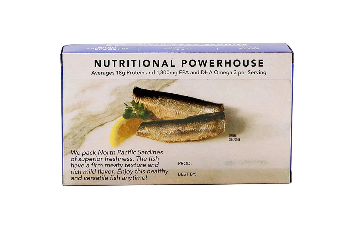 4.375 In Water - - Sardines 12 Oz. Of Case Wild Planet