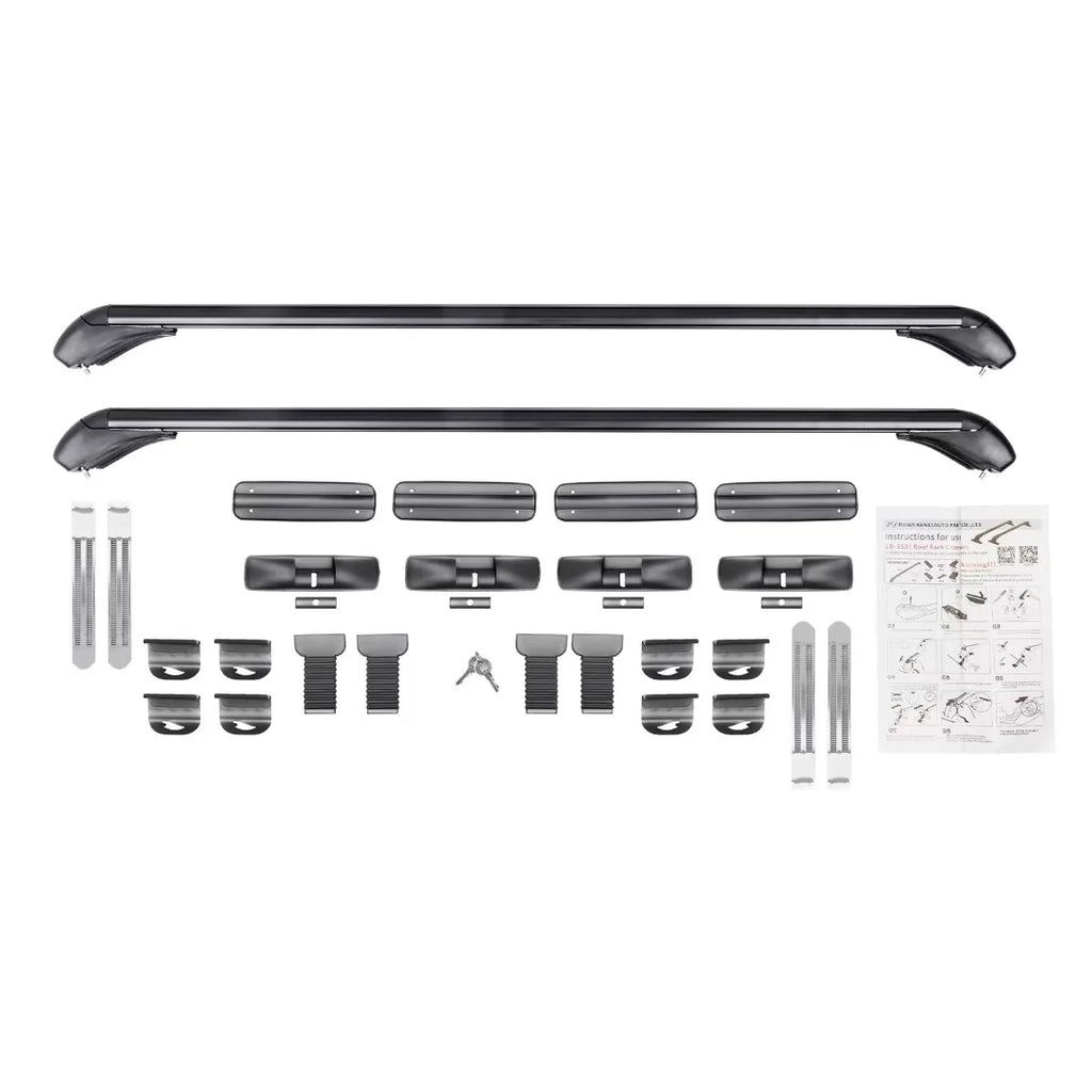 x Top 2 Car Baggage For Luggage Civic Honda Roof Luggage 2006-2020 TFCFL Rack Carrier