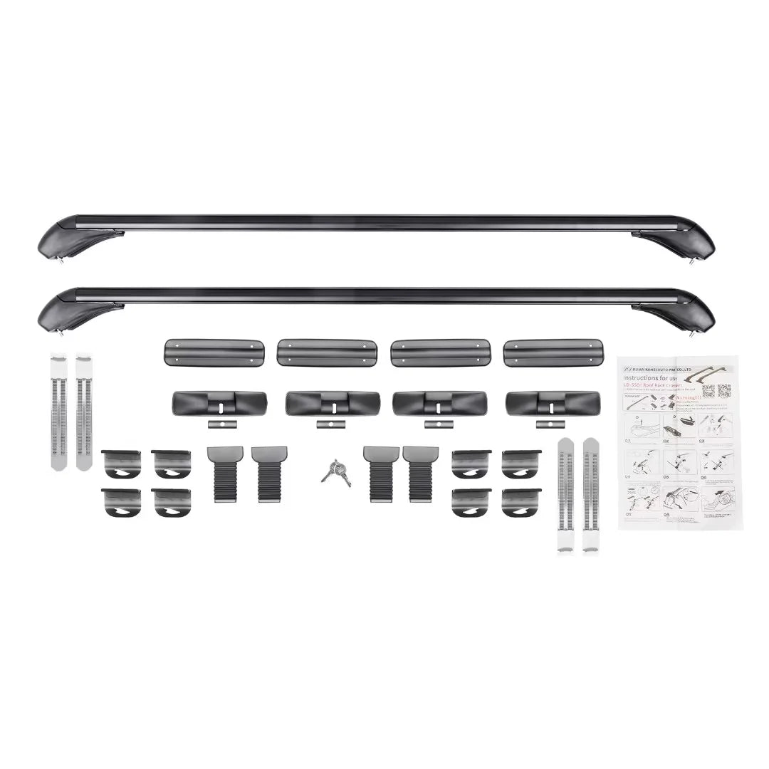 x Top 2 Car Baggage For Luggage Civic Honda Roof Luggage 2006-2020 TFCFL Rack Carrier