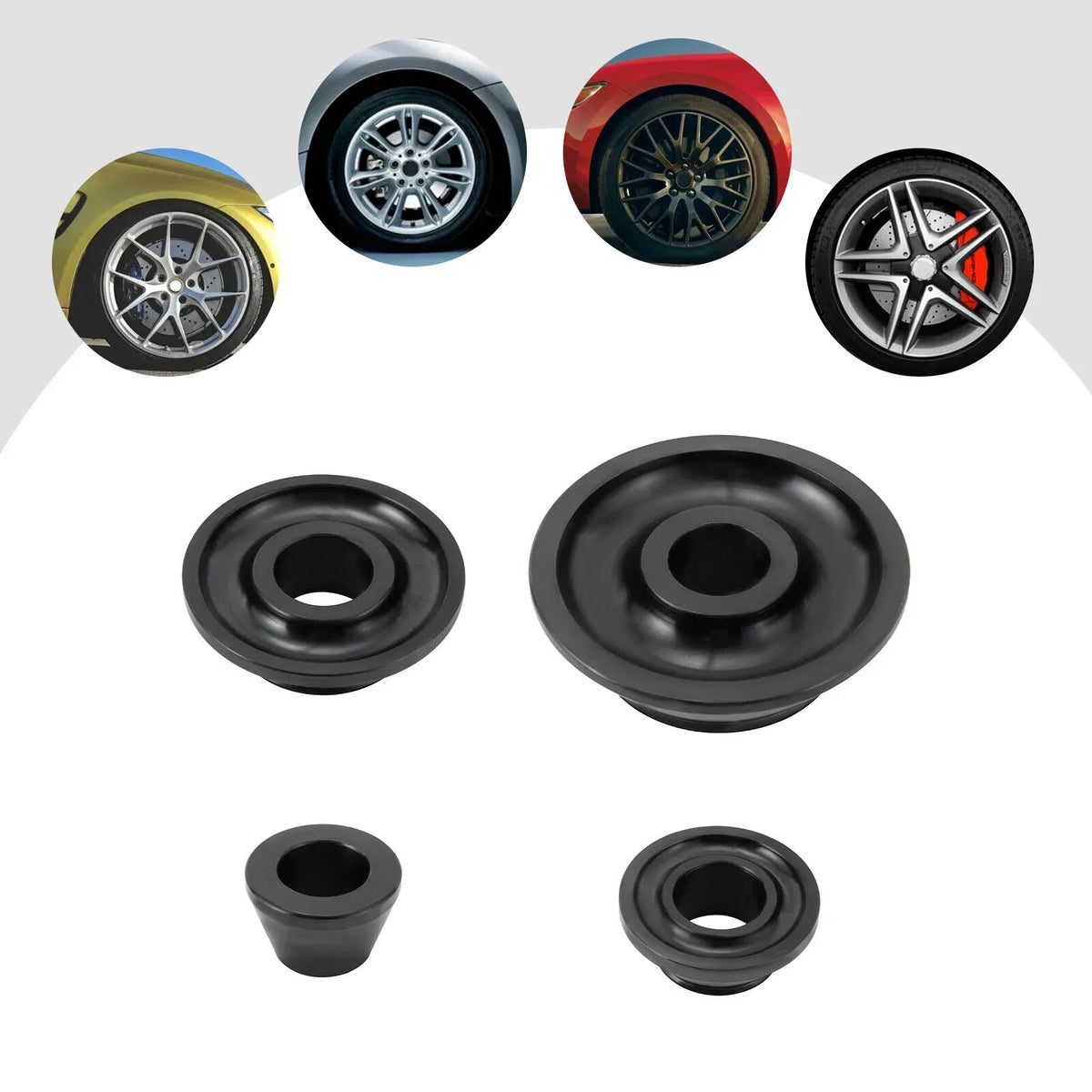36mm Balancer 4 Kit Cone Taper Set Tire Balancer Cones Cones Sizes Wheel Adapter