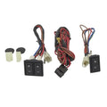 Window Rocker 2-Door Brock Compatible Van Design Switch Bezels, Universal Pickup Car Switch Power Harness Kit Replacement with & Truck with SUV Wiring