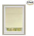 (Set Honeycomb Cordless Home Achim by Furnishings 31 64-Inch, 2) Shade, Alabaster of Pleated Window