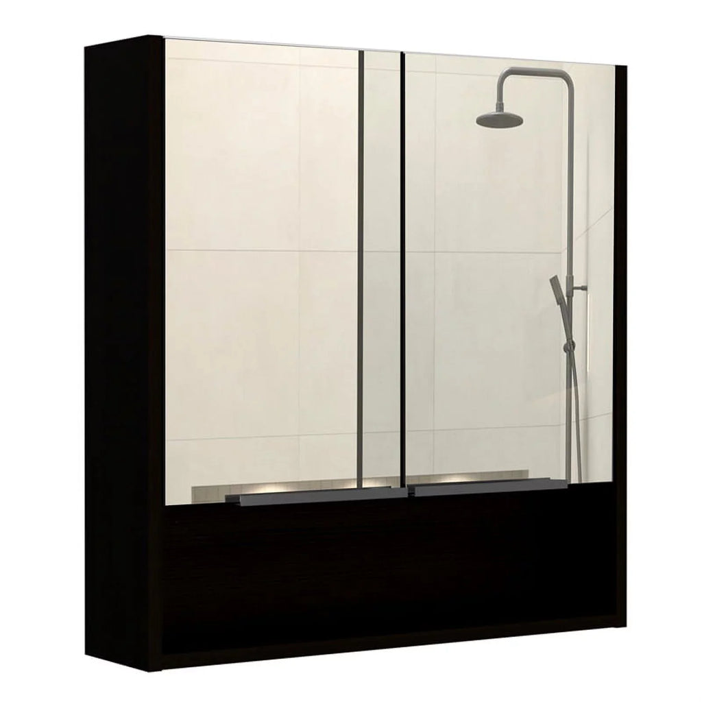 Square 2-Piece Cabinet Medicine & 63" One Set Linen Cabinet with Door Home
