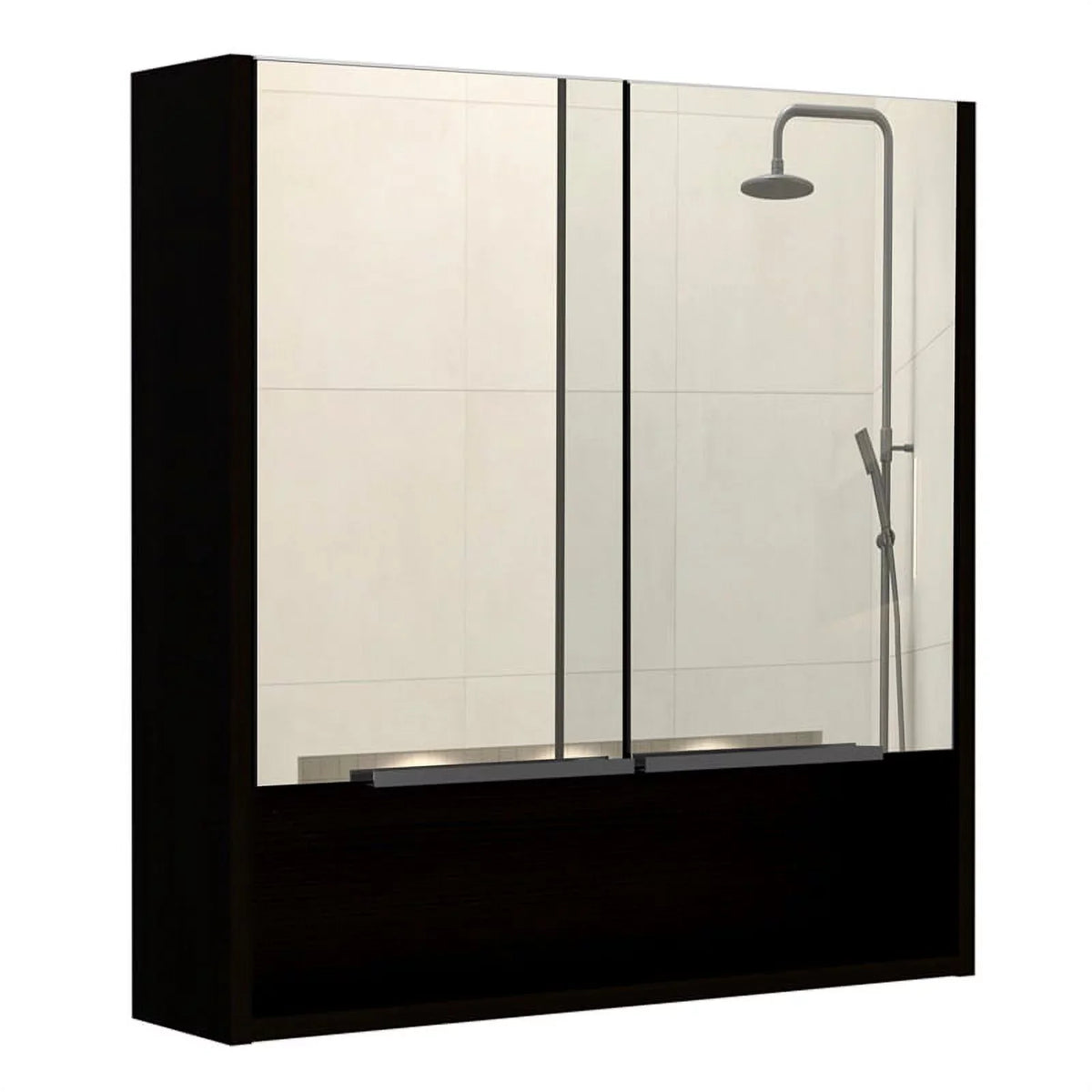 Square 2-Piece Cabinet Medicine & 63" One Set Linen Cabinet with Door Home