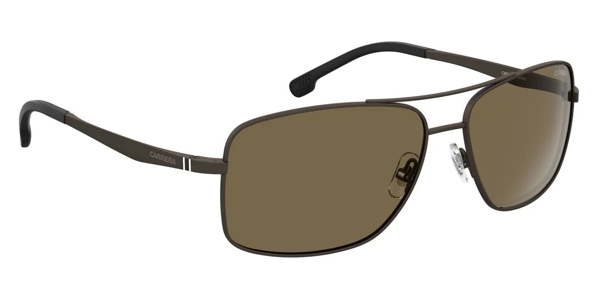 Rectangular Polarized Men's Bronze CARRERA 009Q/SP Sunglasses 60 8040/S Carrera