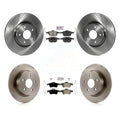 Front Disc - C-Max Transit K8A-102139 Pads Semi-Metallic Escape Brake Auto Ford Rotors And Rear Kit For