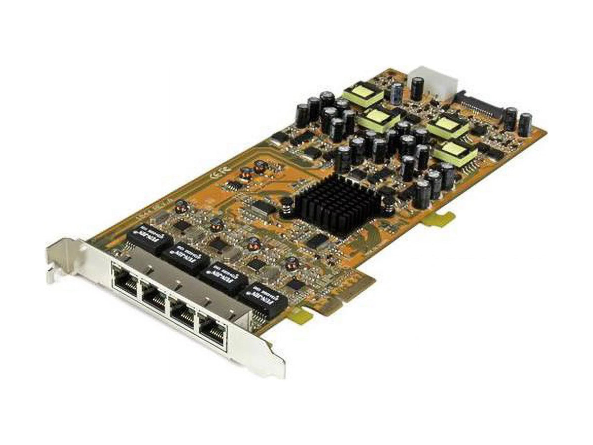 PoE - / Ethernet Network Express Port StarTech.com NIC Gigabit Power over PSE Card 4 PCI PCIe