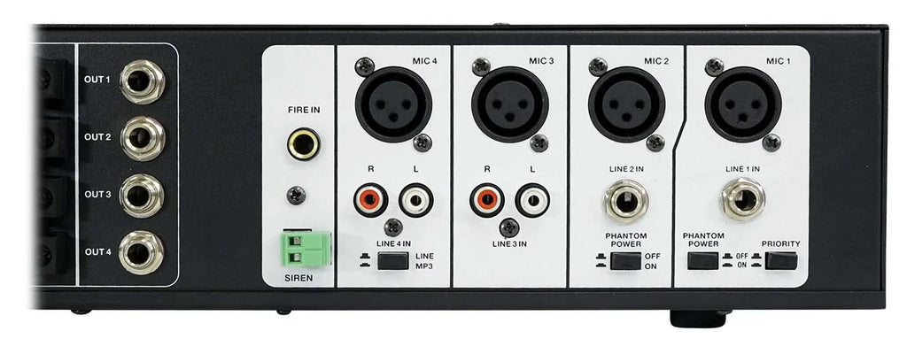 Commercial Speakers JBL Pendant Multi Amplifier+(6) Matrix White 4-Zone Source