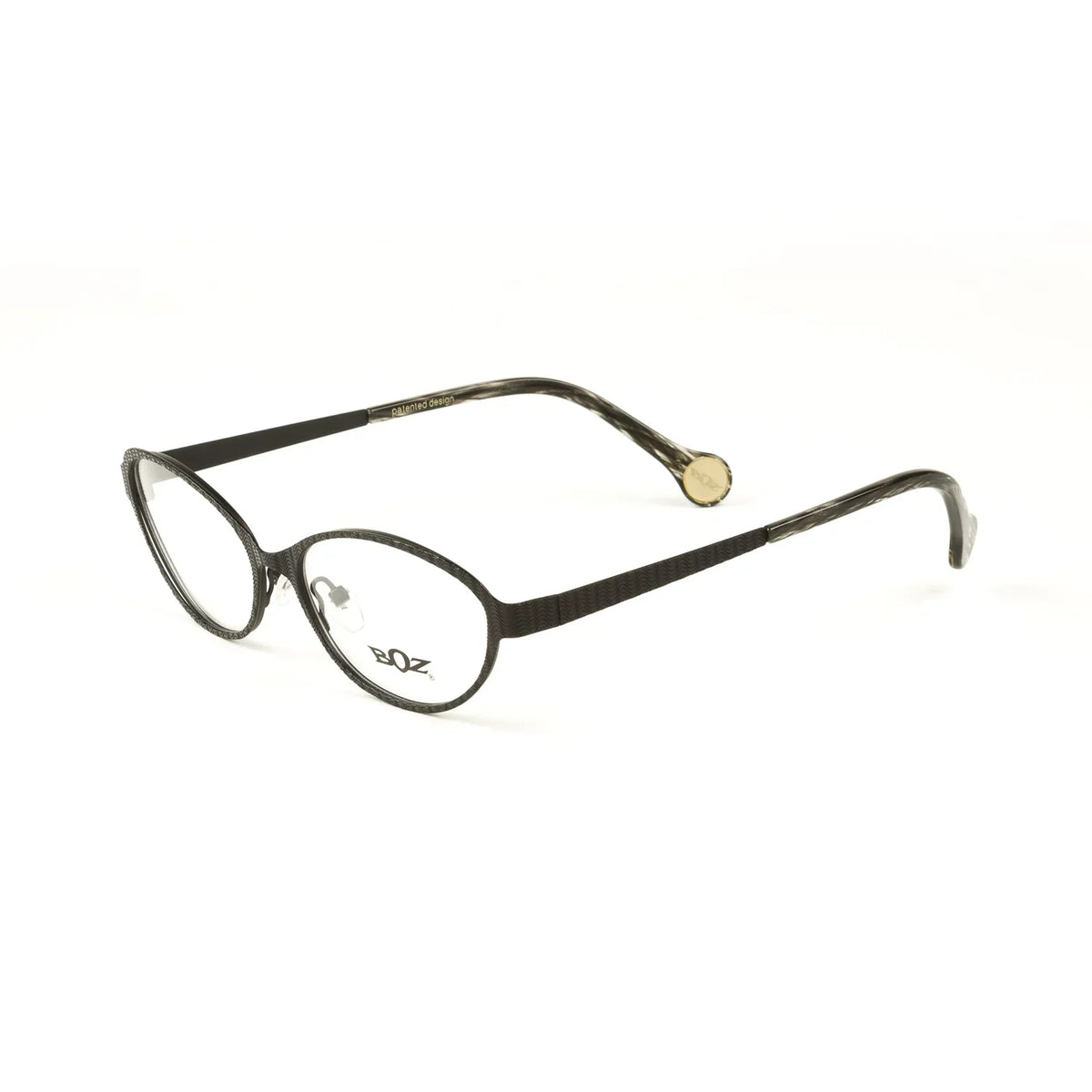 Frames Eyeglass Black Women's Vaki 54mm BOZ Semi-Oval