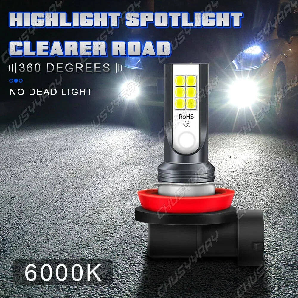 LED For Headlight 2016 Fog Tucson 6pcs Combo 2017 2018 Kit Light Bulbs Hyundai