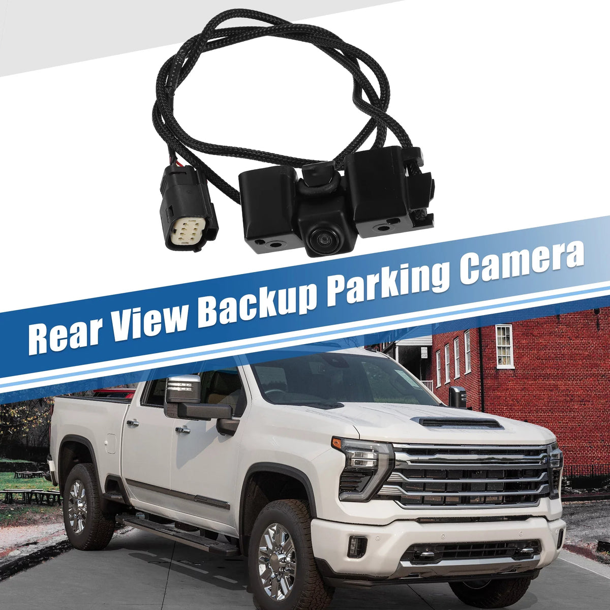 Chevy View Silverado 2500 Unique Replacement 3500 for Parking Backup Bargains Camera Car Black Rear