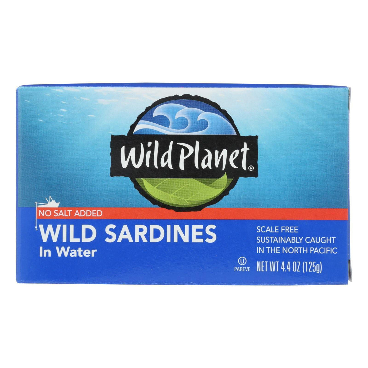 4.375 In Water - - Sardines 12 Oz. Of Case Wild Planet