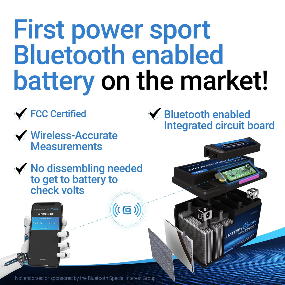 for Battery Personal - Wireless (sea-doo) Ah, Battery Volt,18 1993) Ytx20l-bs Cca) Smartphone Chrome (20l-bs Now All AGM 12 Models Years 270 Intelligent 1500 - Watercraft Brp (1988 Connectivity
