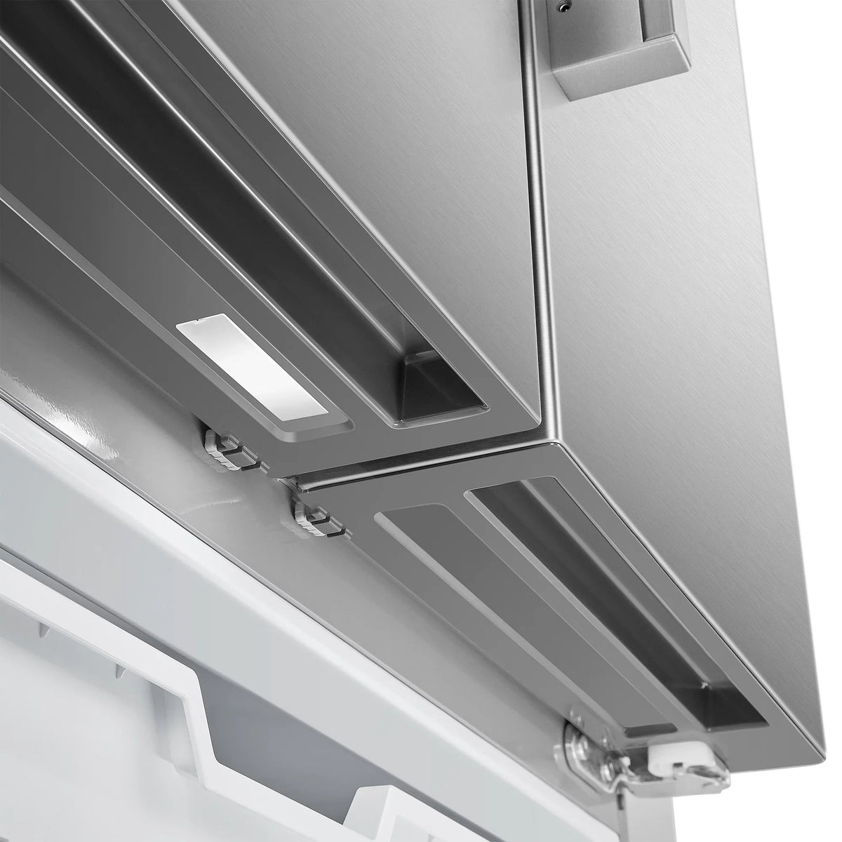 ft. Steel Dispenser 22.4 Refrigerator French in cu. 3-Door Water Door Stainless