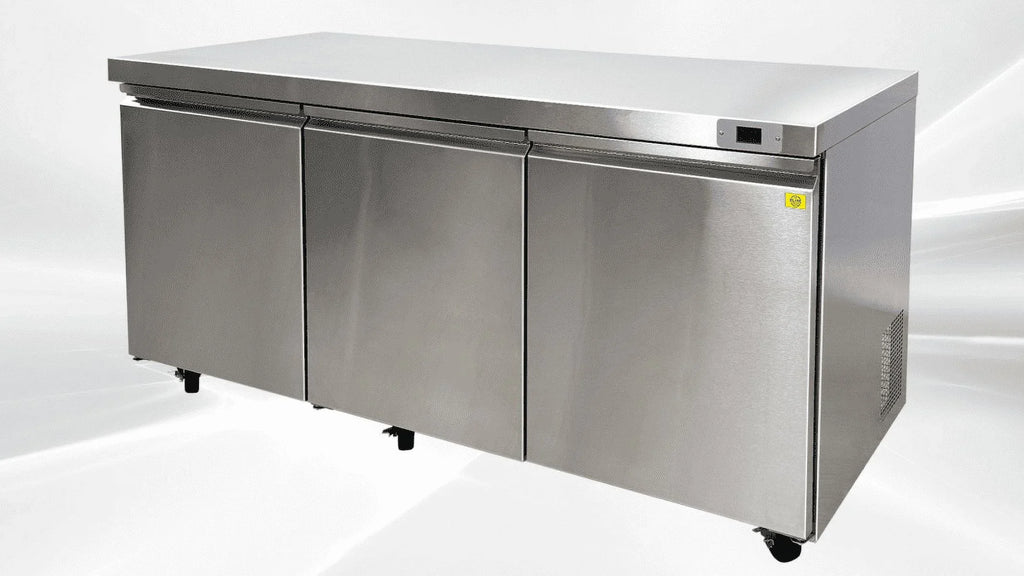 Undercounter 72 Freezer Three Door cu. Commercial in. ft. 16.6