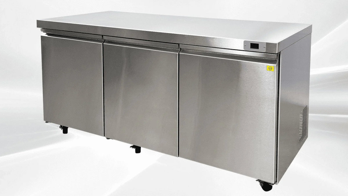 Undercounter 72 Freezer Three Door cu. Commercial in. ft. 16.6