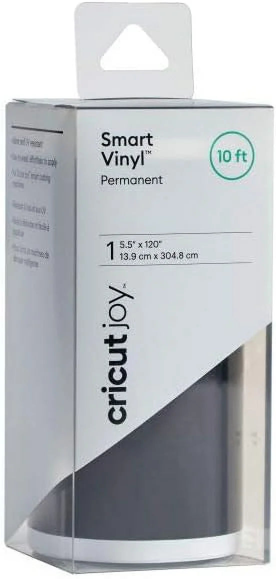 to for up for Cricut machine 4ft, Permanent cuts Vinyl to up Smart x & Joy repeated - shapes 120in, 20ft cutting (5.5in matless Black)