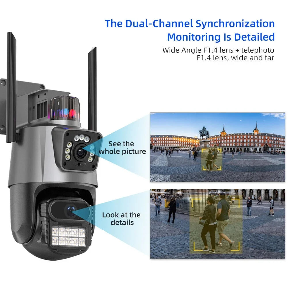 PTZ for Enhanced Miss This Penetration JLLOM a Dual Maximum Moment Antenna Never Strength Signal Camera - with