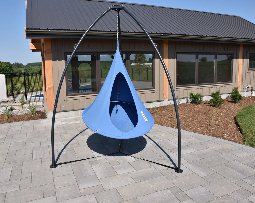 Stand 102" Chair Collection The Steel Outdoor Tripod Free-Standing Hamptons Hammock