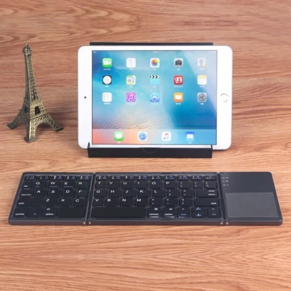 Folding Compact for iPad Pro 2 Rechargeable 3 5Q AR Live - Y1K Phone, Nexus 2 ASUS 4 5z 12.9 9.7 Google Plus V 7 4 Max Wireless Zenfone Pro, M1, (2019) 10.5 Portable Keyboard ROG