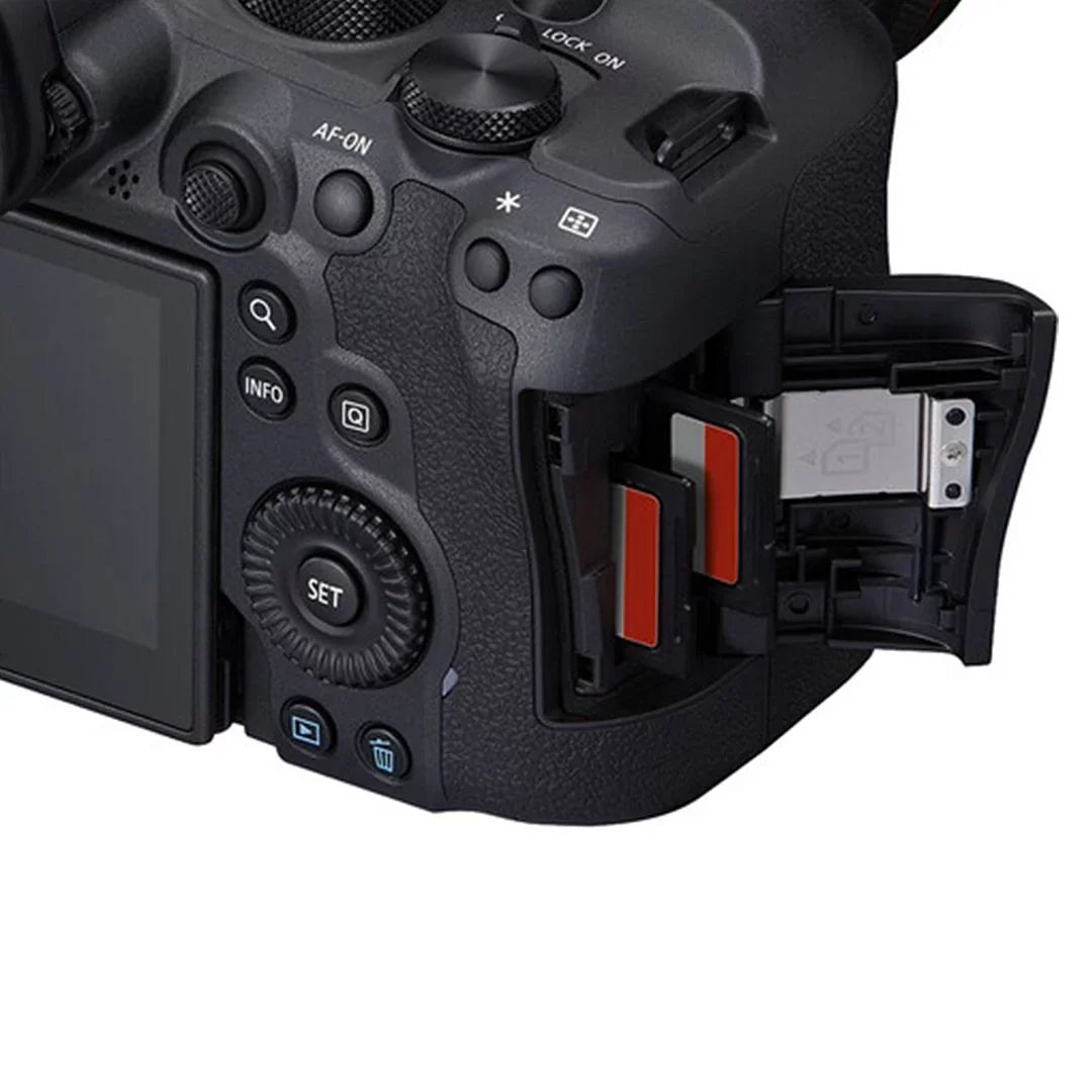 with Case Mirrorless + Mount Lens + 75-300mm 24-105mm Flash Card ZeeTech Adapter Canon Bundle RF + + EF R6 Memory LED + SanDisk Accessory II 32GB + Mark EOS Camera