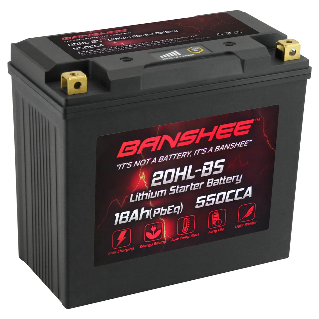 LiFePO4 2004 Yamaha Battery Motorsports YTX20L-BS XL700A Banshee WaveVenture with XL700 Compatible 2002 to