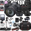 is III Mirrorless 128GB 42pc with Filters + Camera Bundle + USM EOS L + Lens F/4-5.6 50mm Case + 75-300mm Memory STM Canon R6 24-105mm RF RF f/4 + Tripod + Digital Lens f/1.8 Lens
