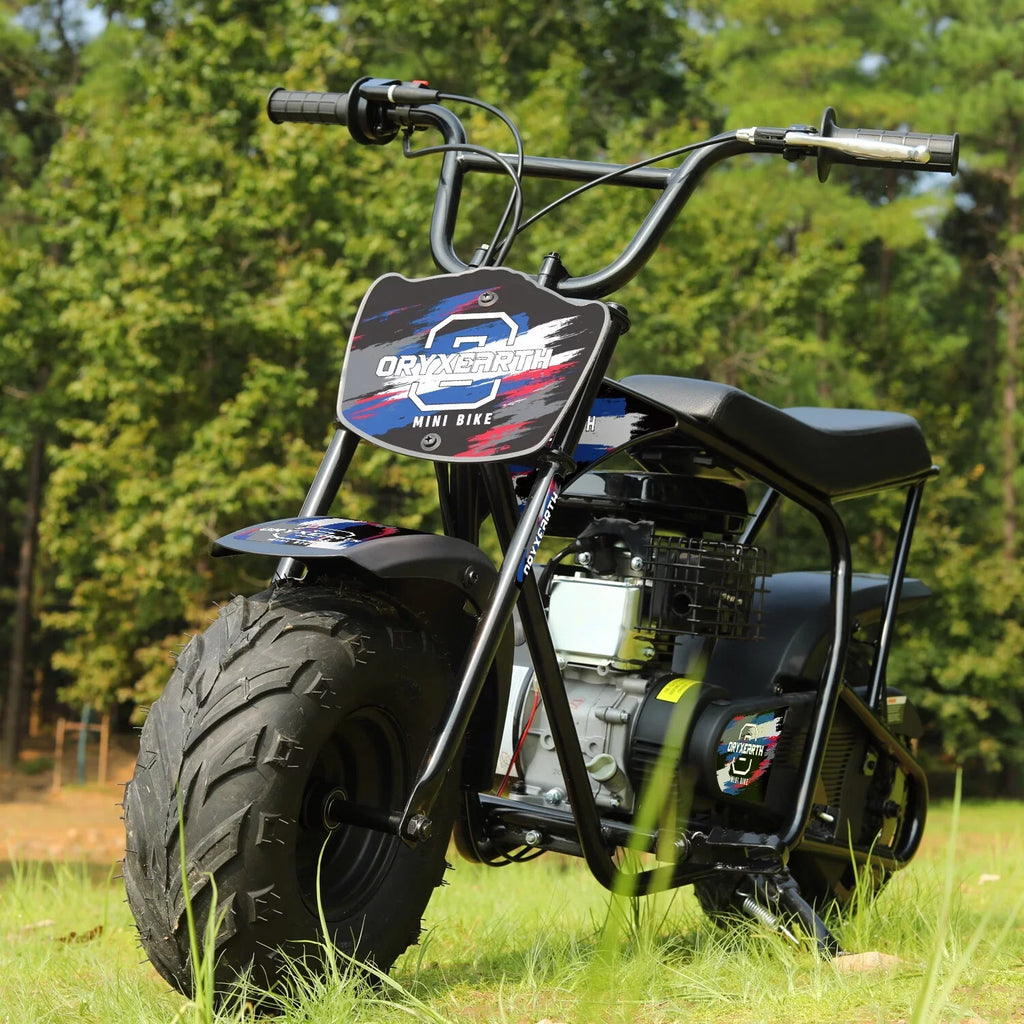 Motorcycle Bike,105CC Racing on Ride for Toys, Dirt 8-14, Bike Powered 4-Stroke Kids Mini Gas