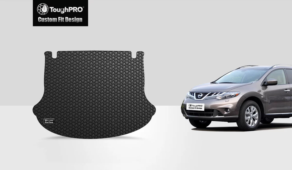 '- Heavy ToughPRO All Weather (Made Compatible - Mat with NISSAN in Rubber - Duty Black 2004 Murano - Cargo USA)