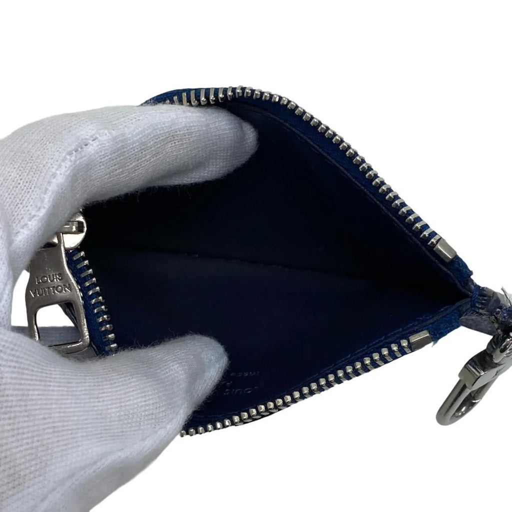 (Fair) M81431 VUITTON LOUIS Wallet Pre-Owned Wearable Shoulder Blue Monogram Gaston Bandana Bag Men's