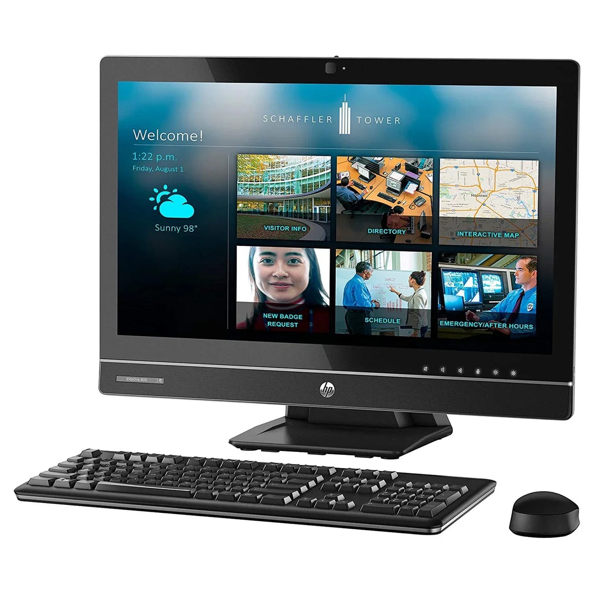 Windows RAM, In One I5-4590s Core HP GHz All 512GB Display, DVD, DDR3 SSD, Displayport, EliteOne Computer, 3.0, max 16GB Intel G1 HD CPU, USB WiFi, 10 800 23" Home 3.7